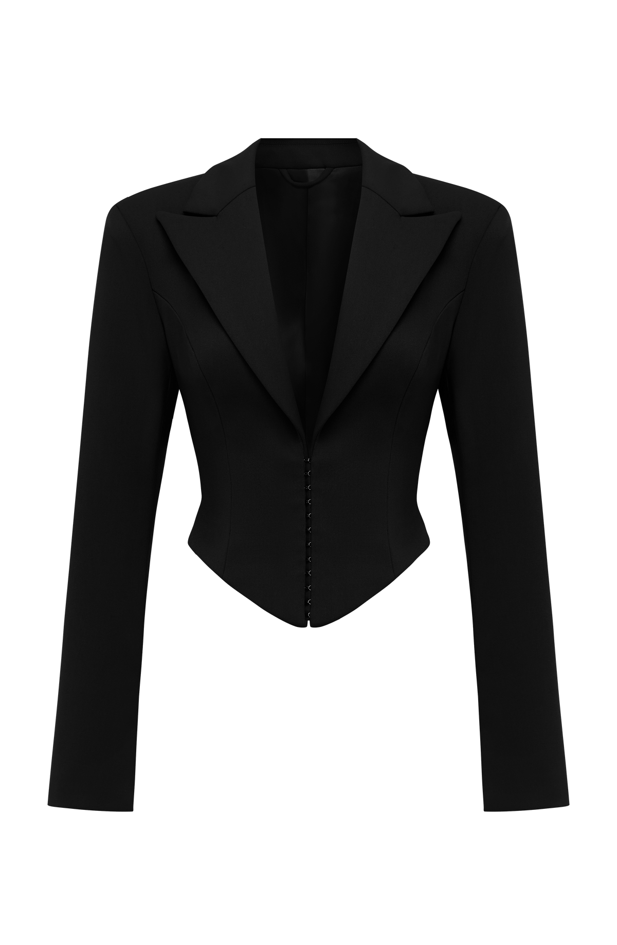 BLAZER CORTA ÁGATA - NEGRO