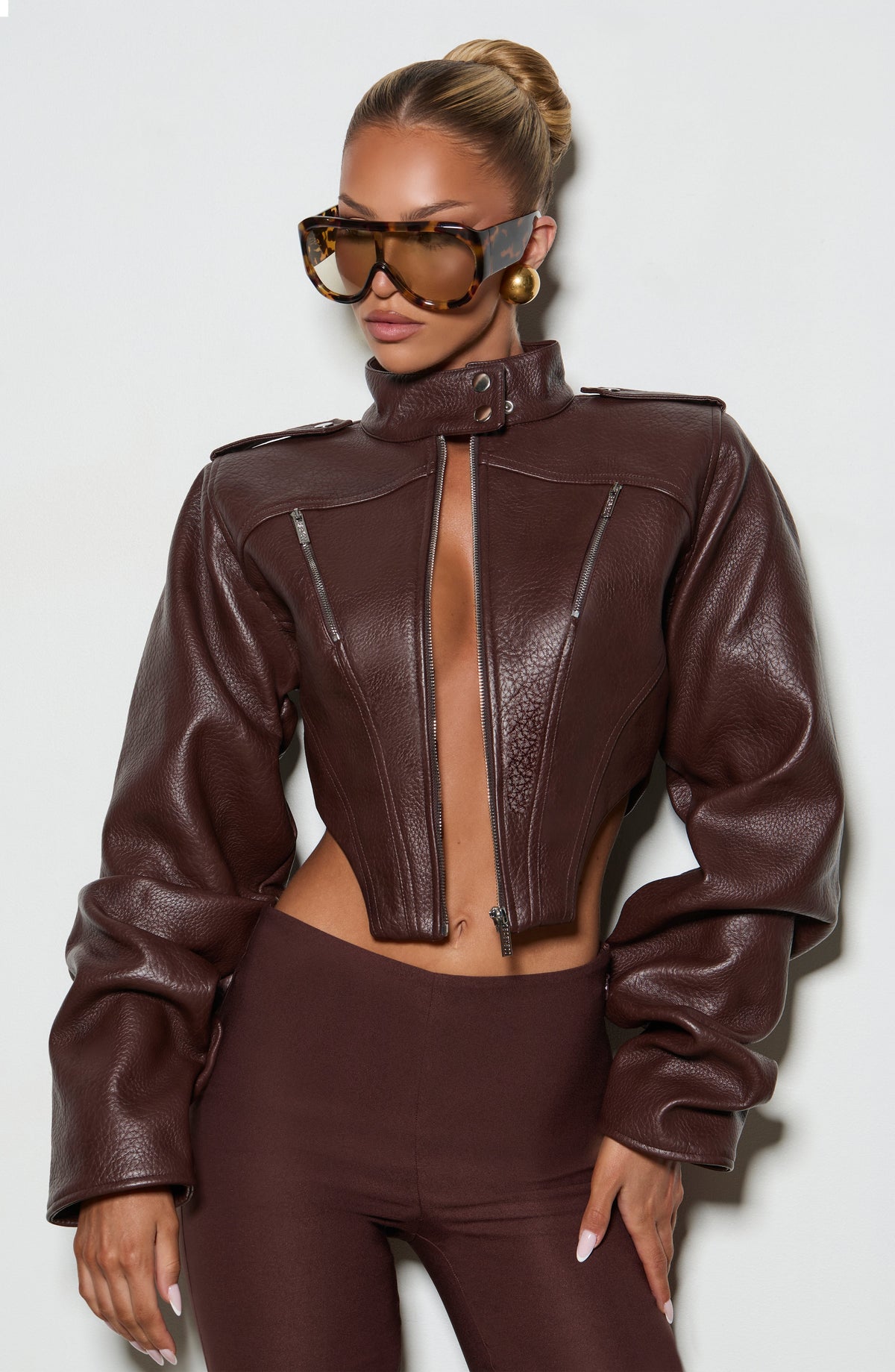 CHAQUETA LUCÍA - MARRÓN CIRUELA