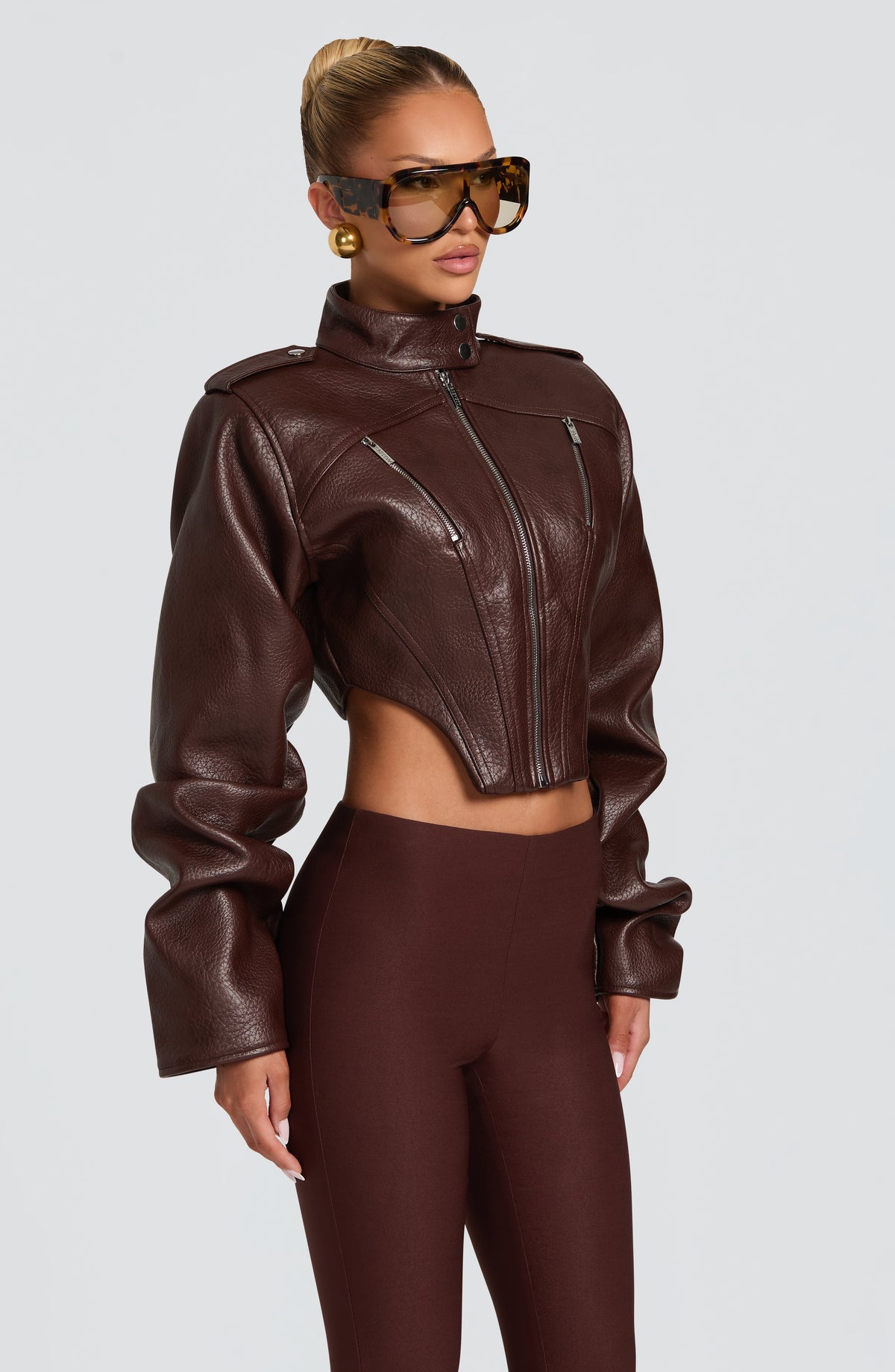 CHAQUETA LUCÍA - MARRÓN CIRUELA