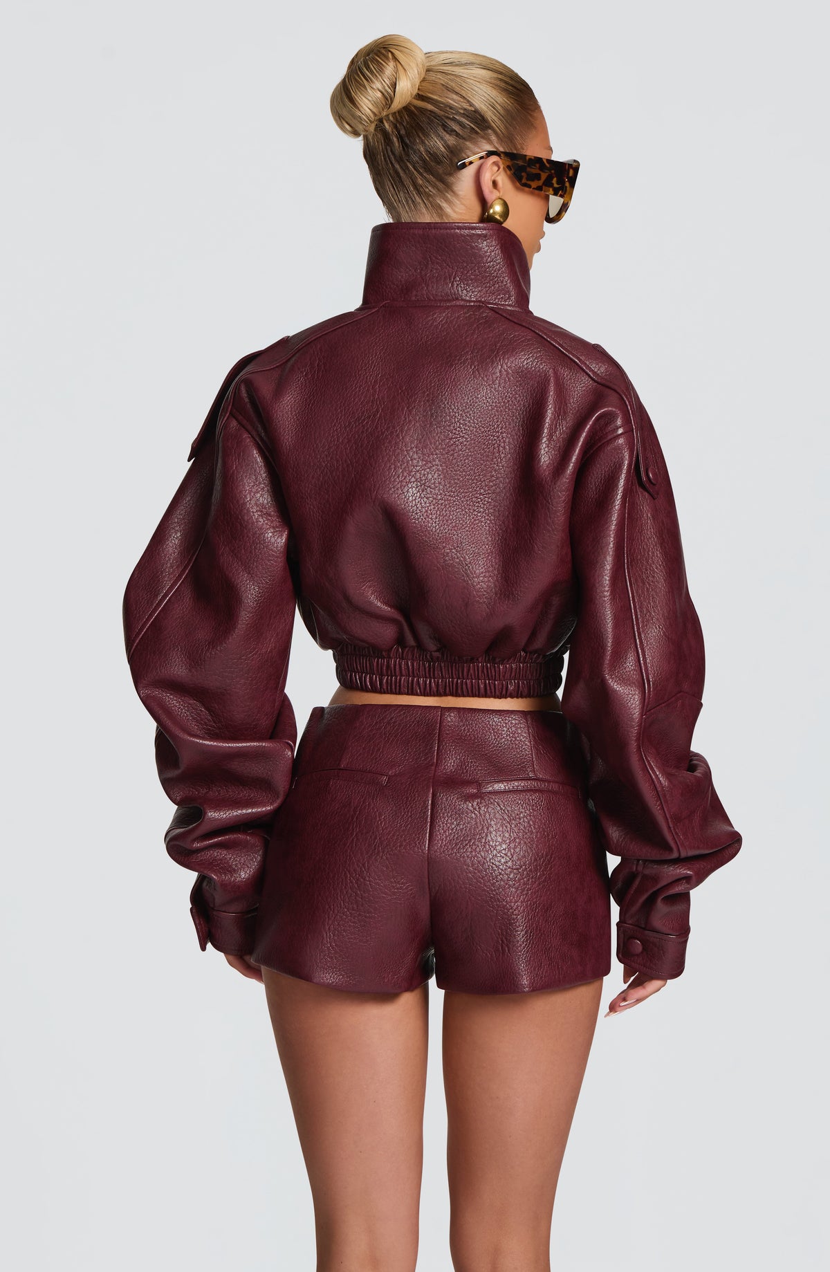 CHAQUETA BIANCA - ROJO CEREZA