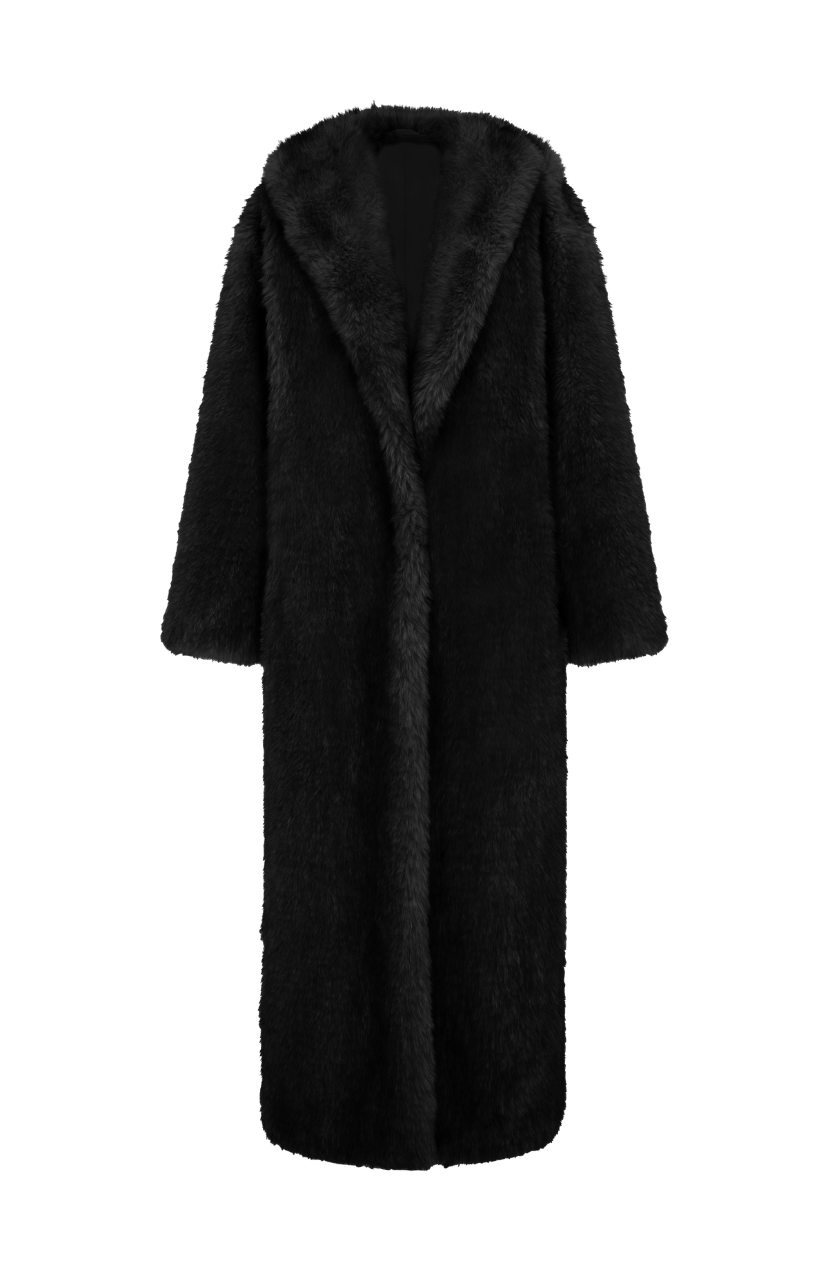 ABRIGO VIOLETA - NEGRO