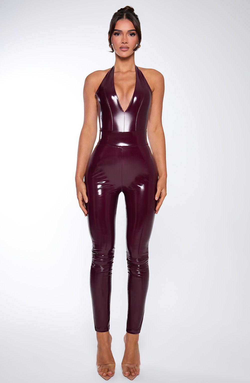Arianna Pant - Cherry Lacquer Pants Lara Soler Fashion Premium Exclusive Design