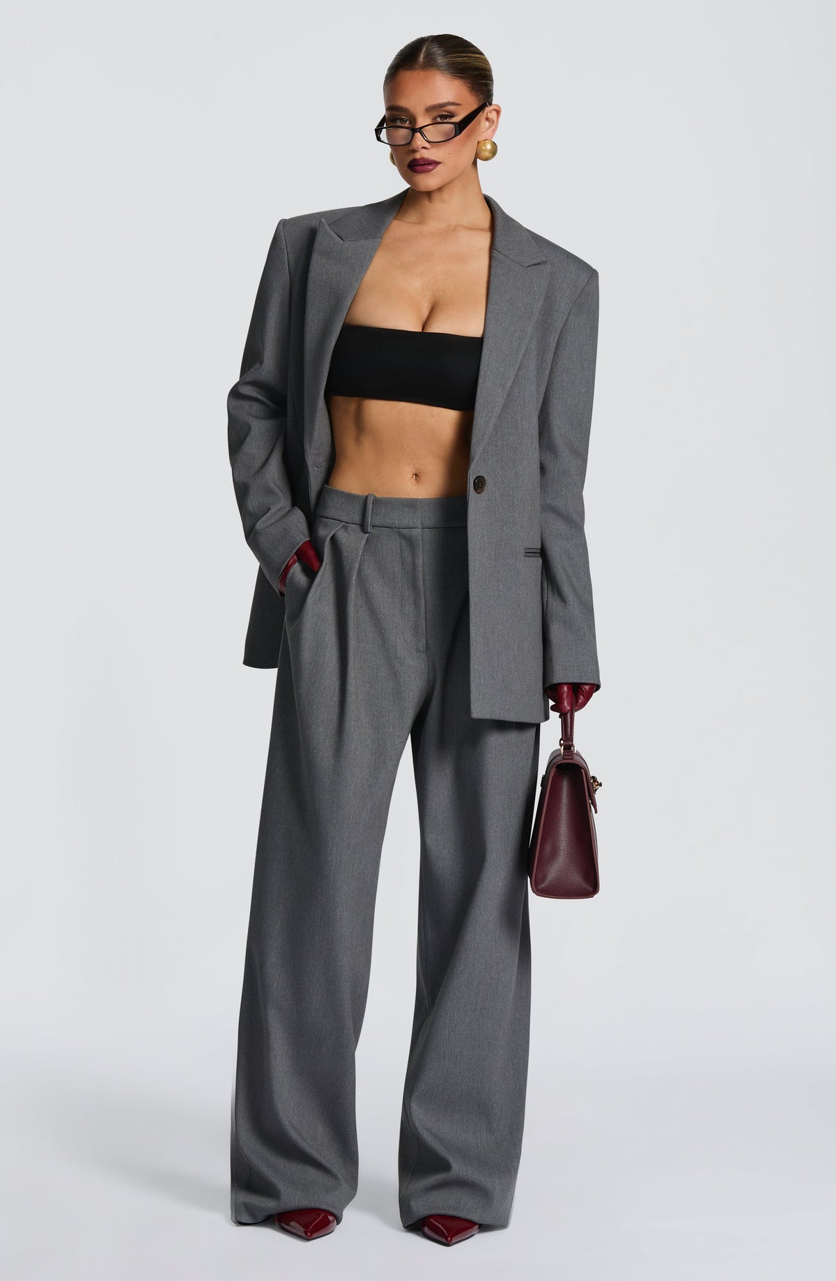 BLAZER RENATA - GRIGIO MELANGE