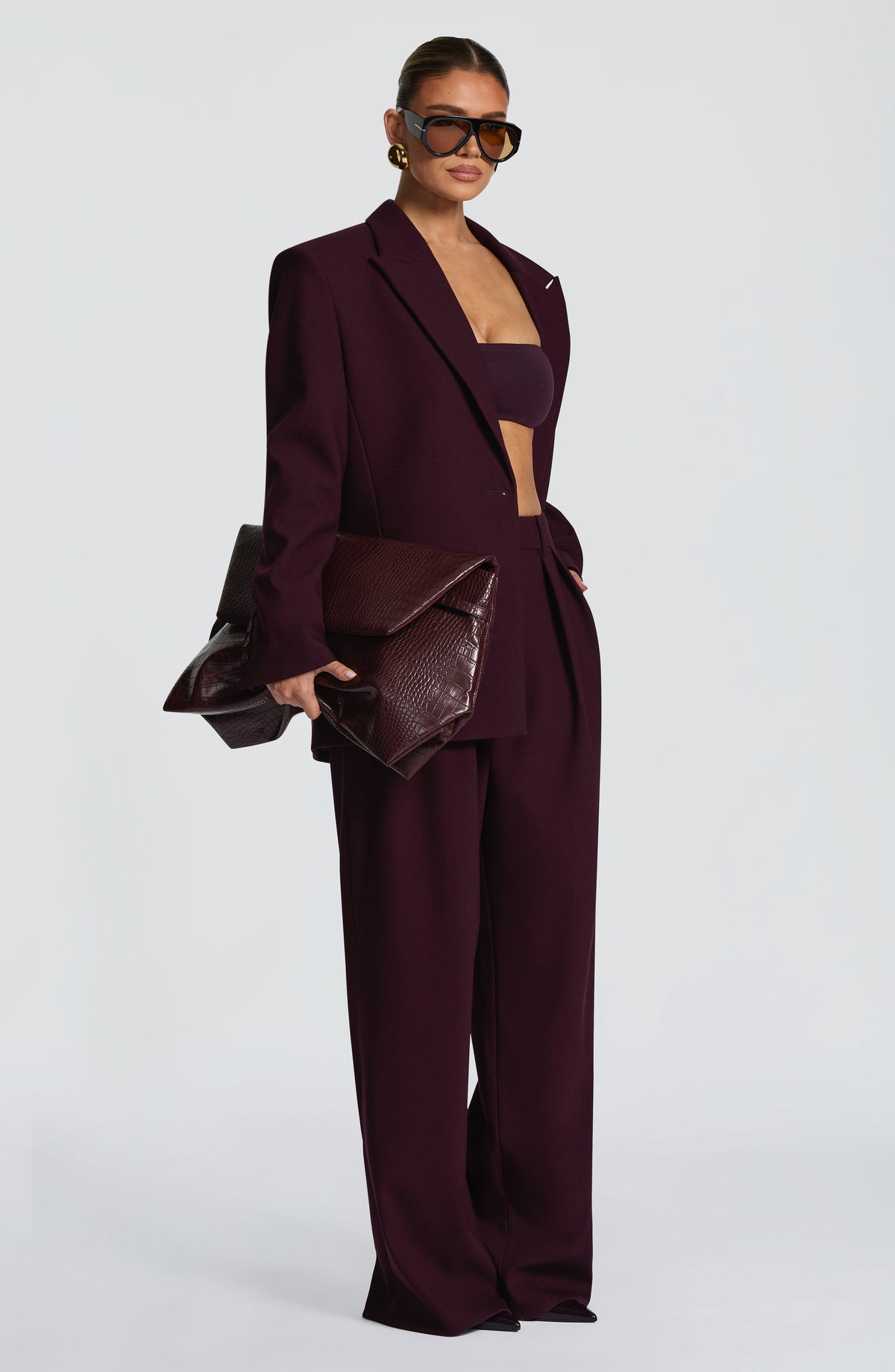 BLAZER RENATA - CIRUELA