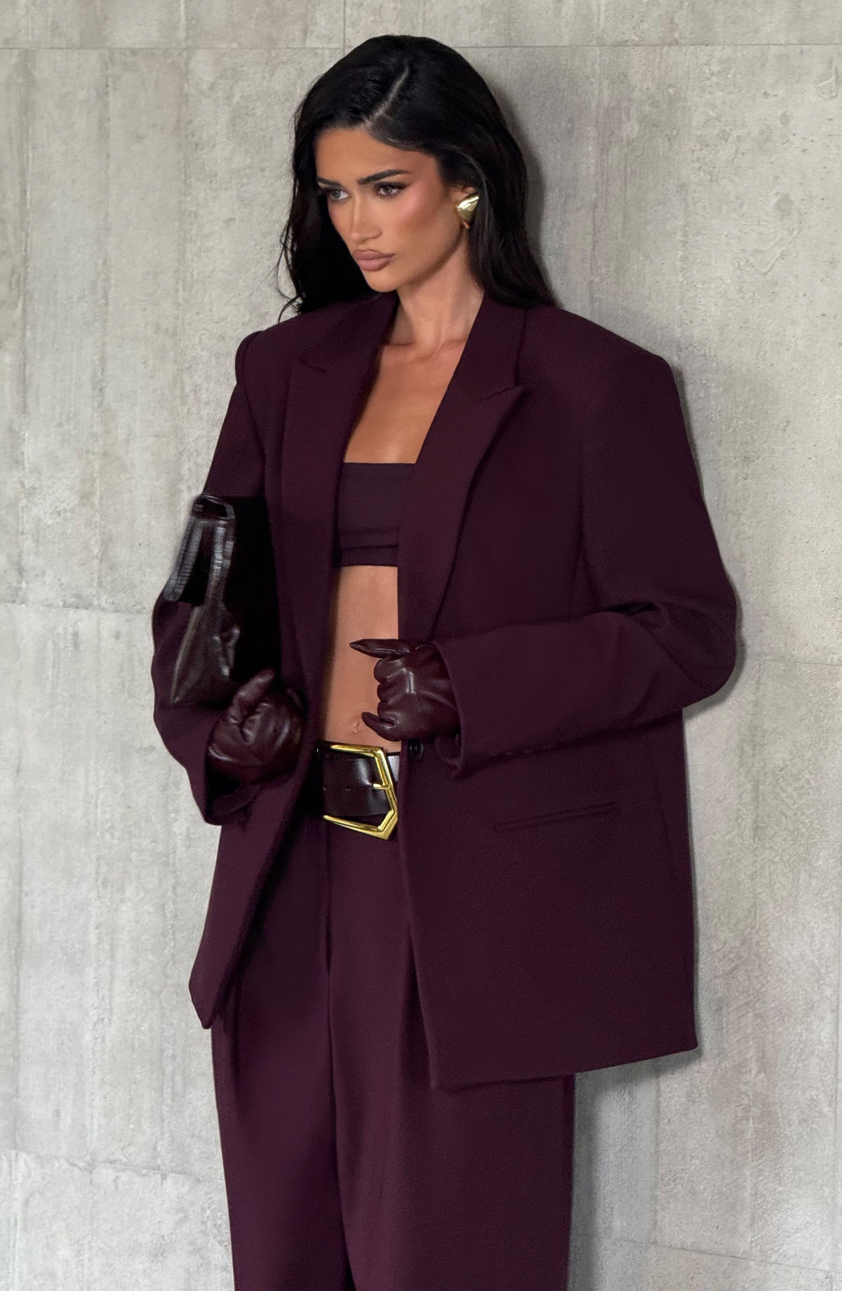 BLAZER RENATA - CIRUELA