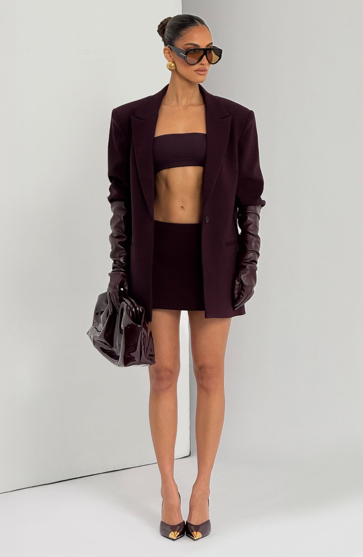 BLAZER RENATA - CIRUELA
