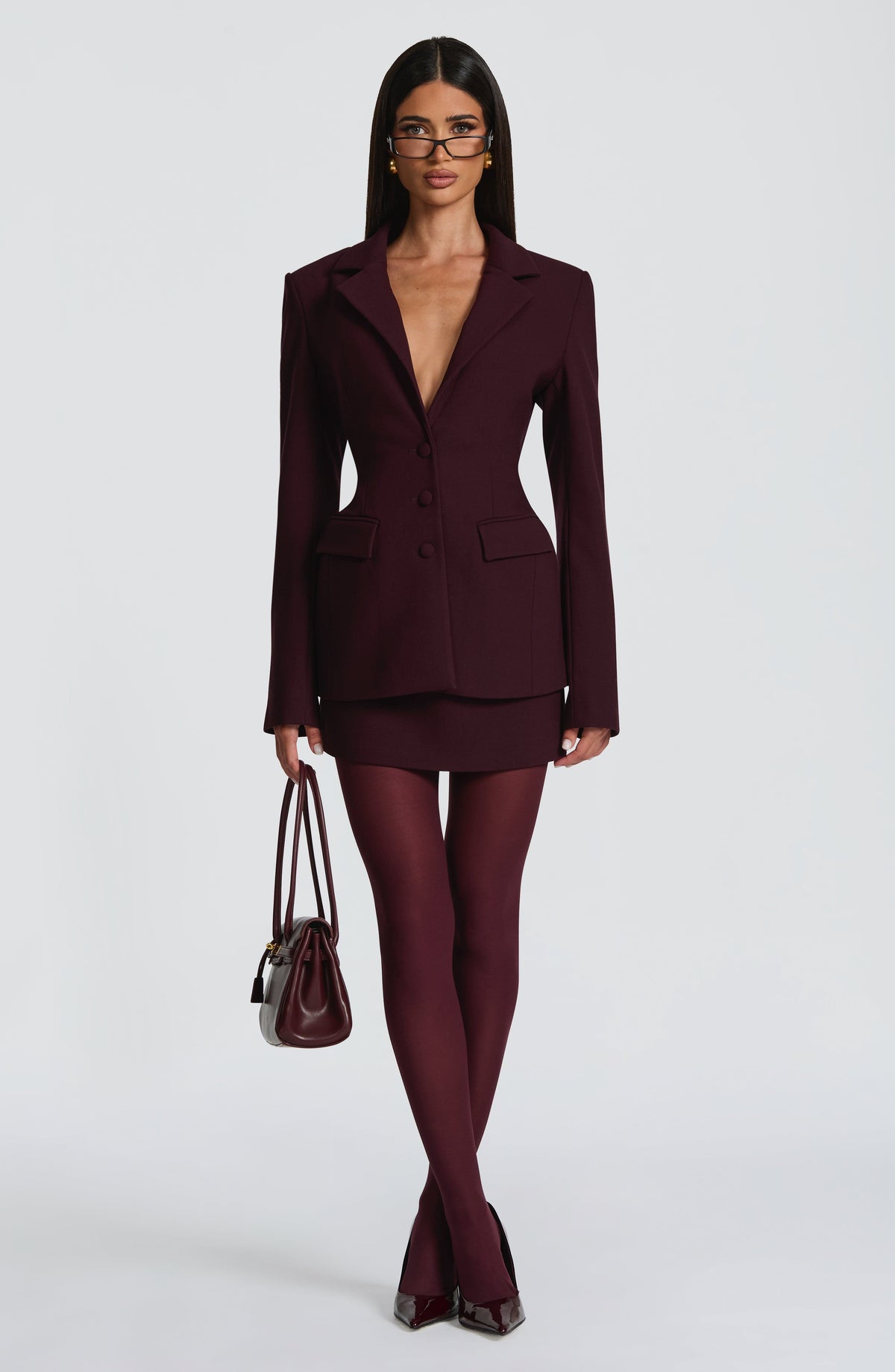 BLAZER ROMINA - CIRUELA