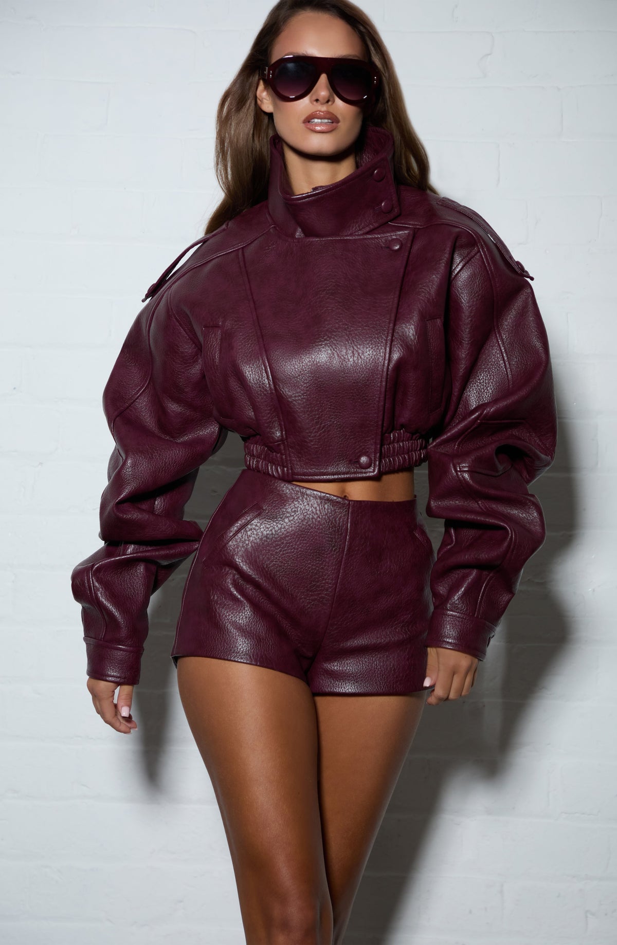 CHAQUETA BIANCA - ROJO CEREZA