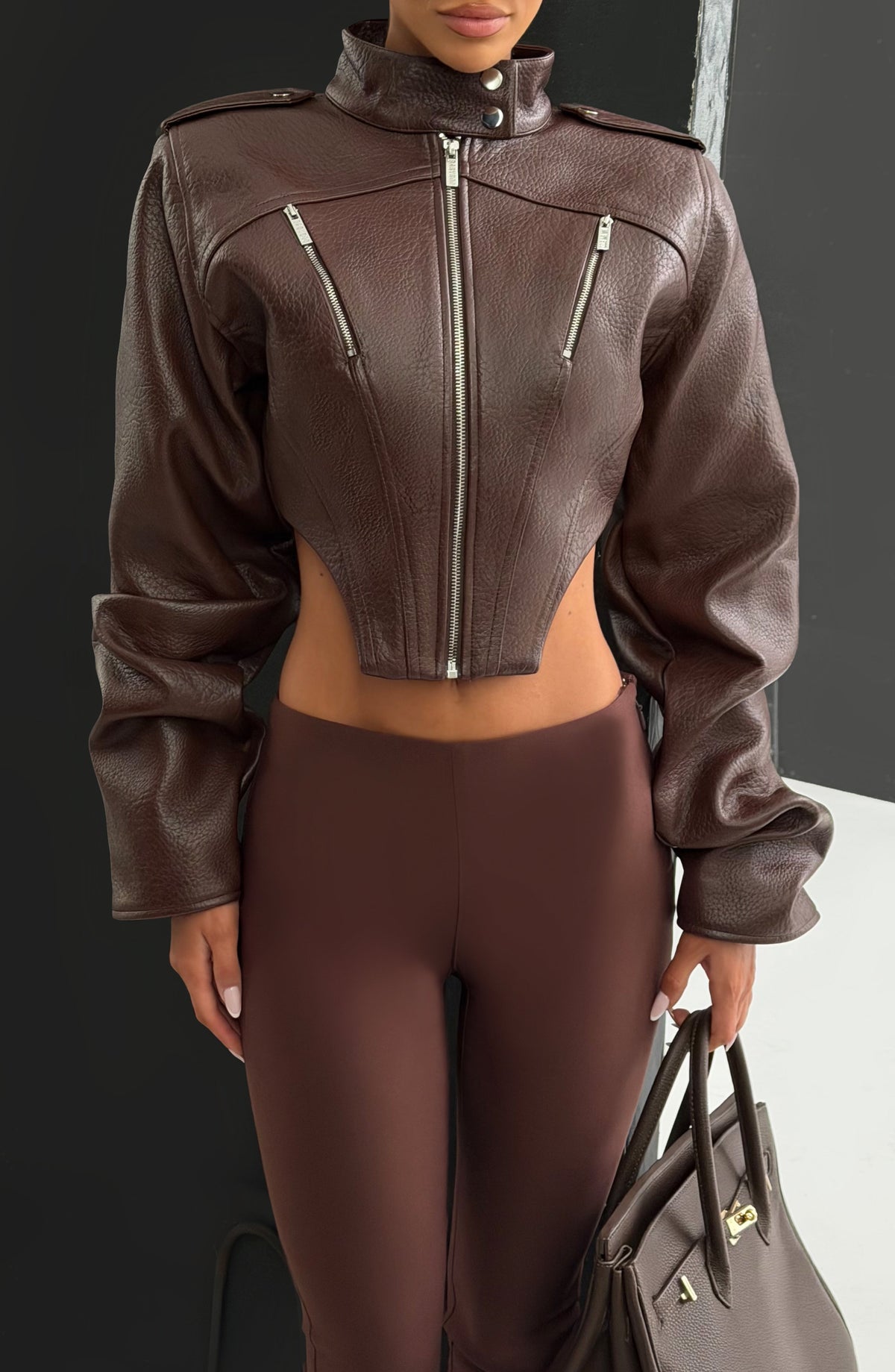 CHAQUETA LUCÍA - MARRÓN CIRUELA