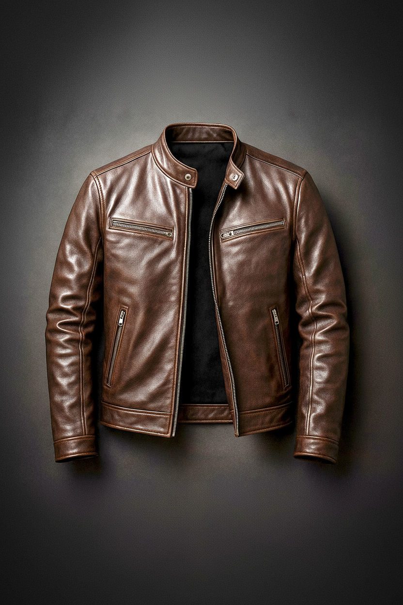 Chaqueta de cuero vintage