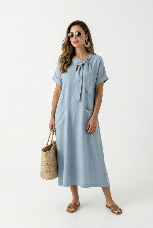 María | Vestido elegante con bolsillos