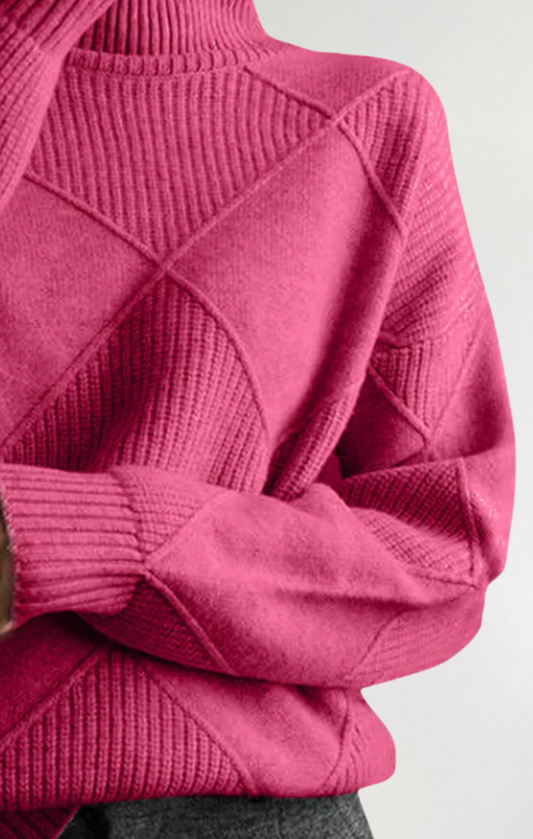 Ángela - Suéter de cuello alto