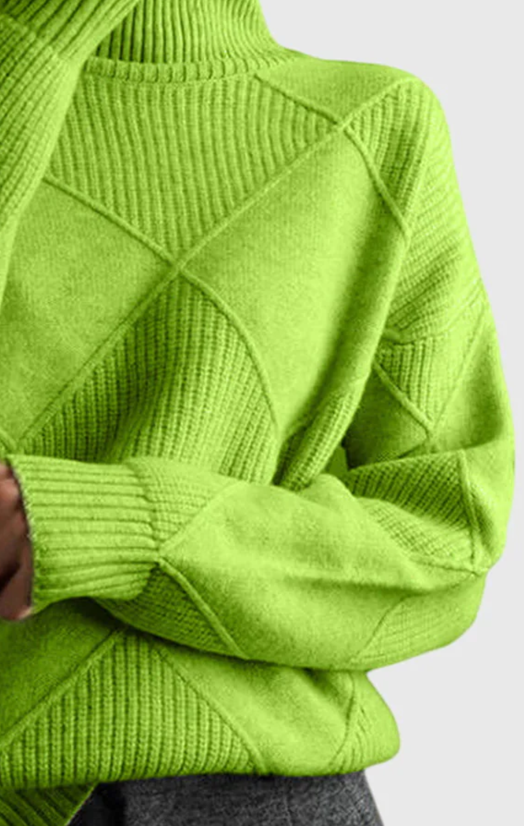 Ángela - Suéter de cuello alto