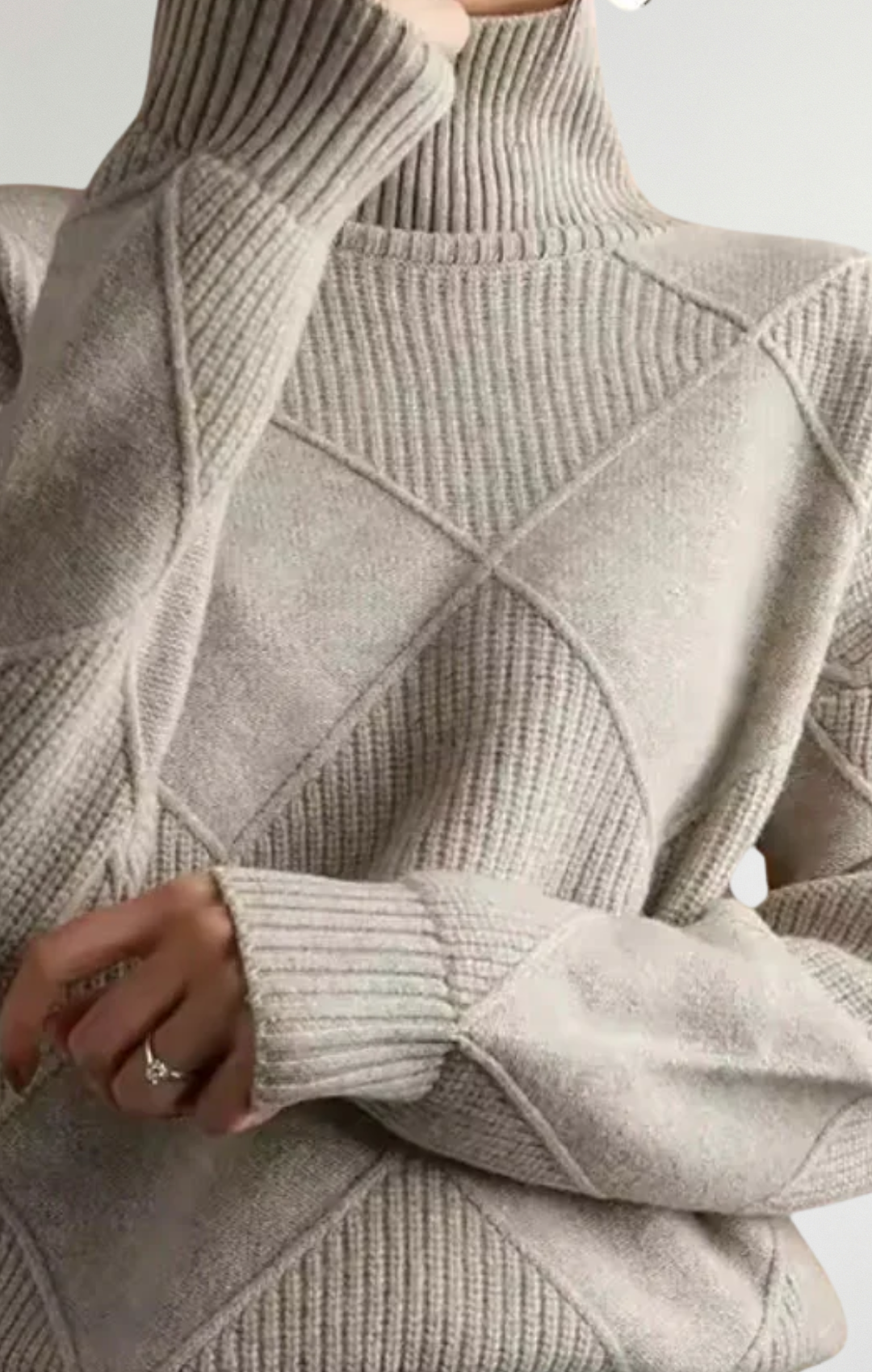 Ángela - Suéter de cuello alto