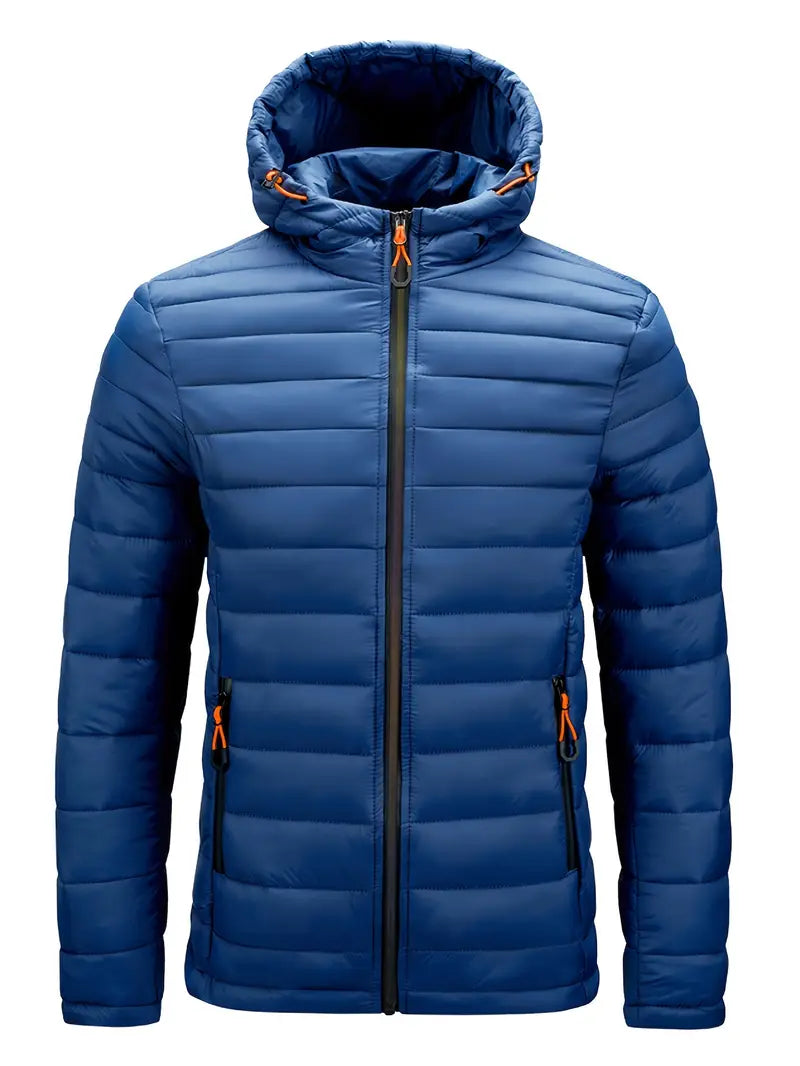 Elegante chaqueta con capucha