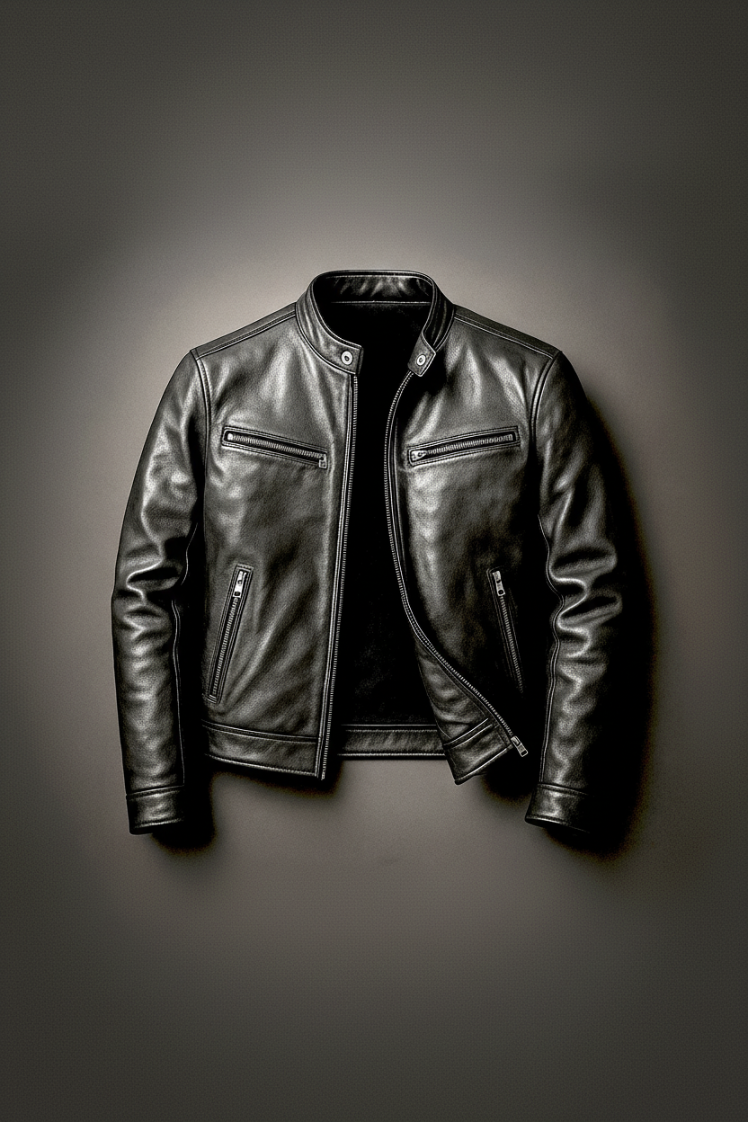 Chaqueta de cuero vintage
