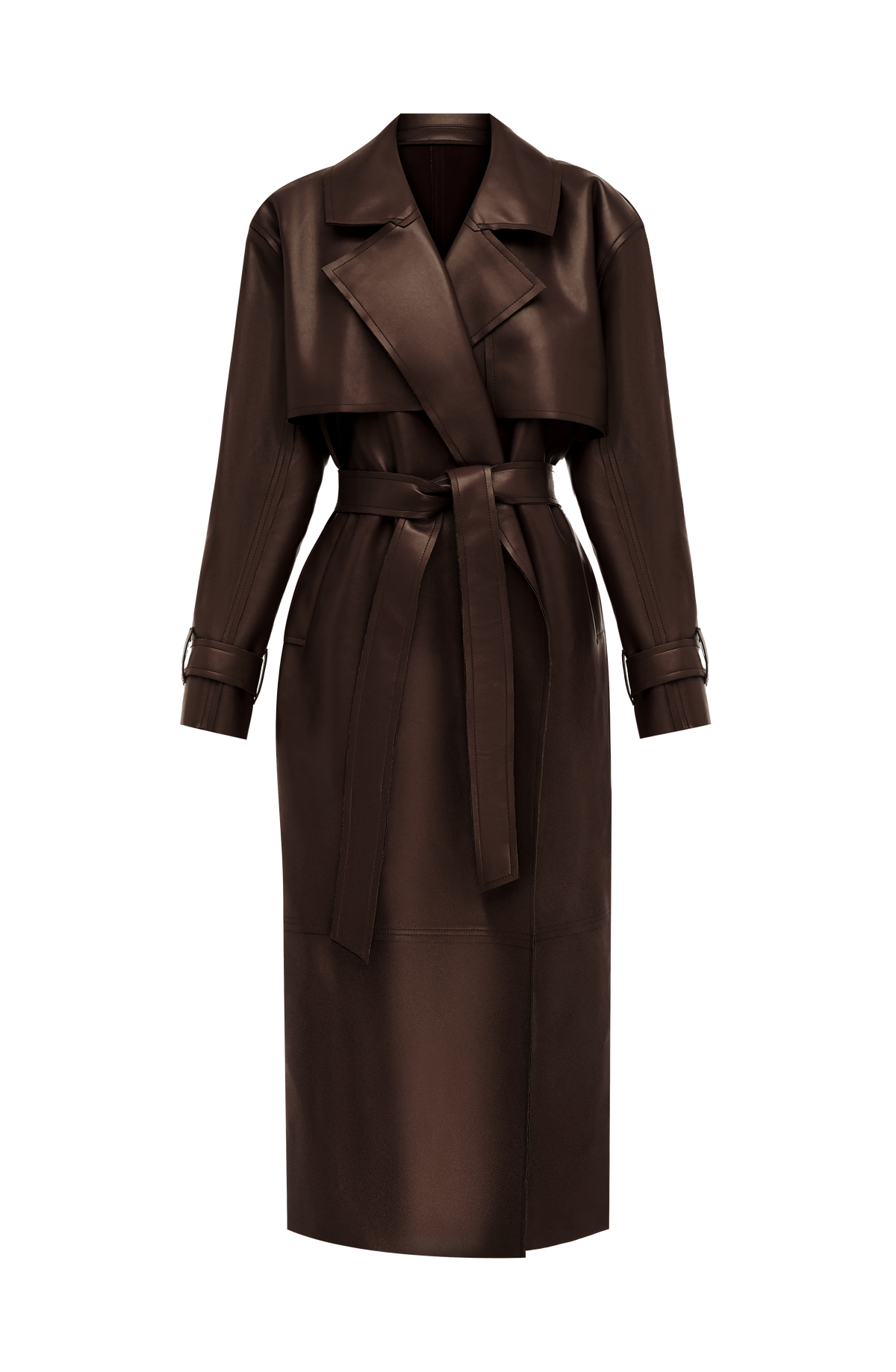 GABARDINA BRIGITTE - MARRÓN CIRUELA