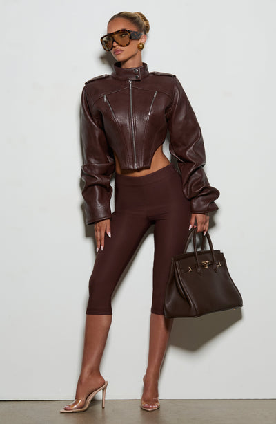 CHAQUETA LUCÍA - MARRÓN CIRUELA