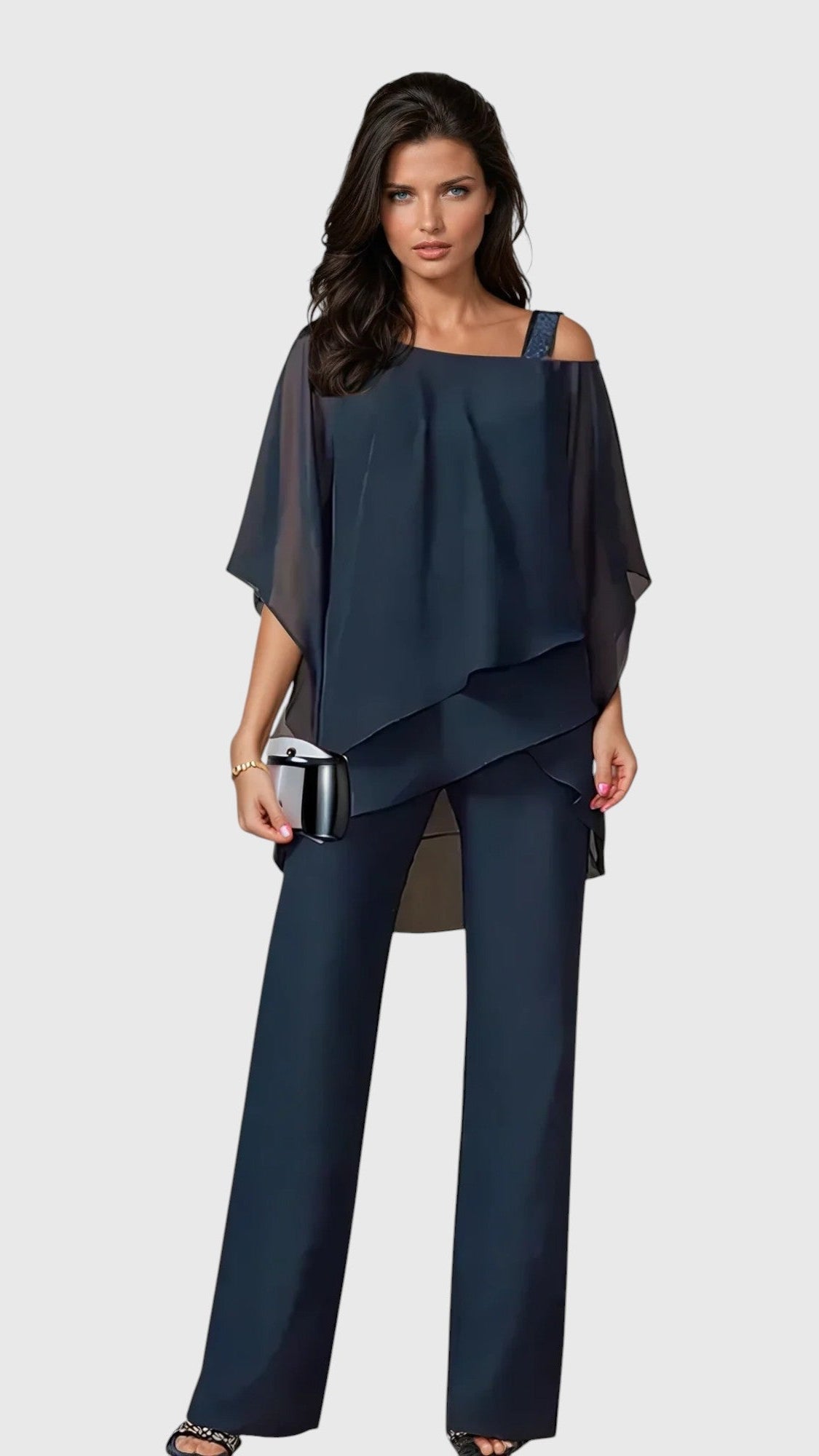 Sabrina - Conjunto de dos piezas en capas