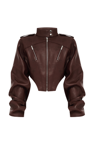 CHAQUETA LUCÍA - MARRÓN CIRUELA