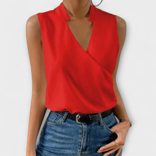 Lorena | Blusa con cuello en V