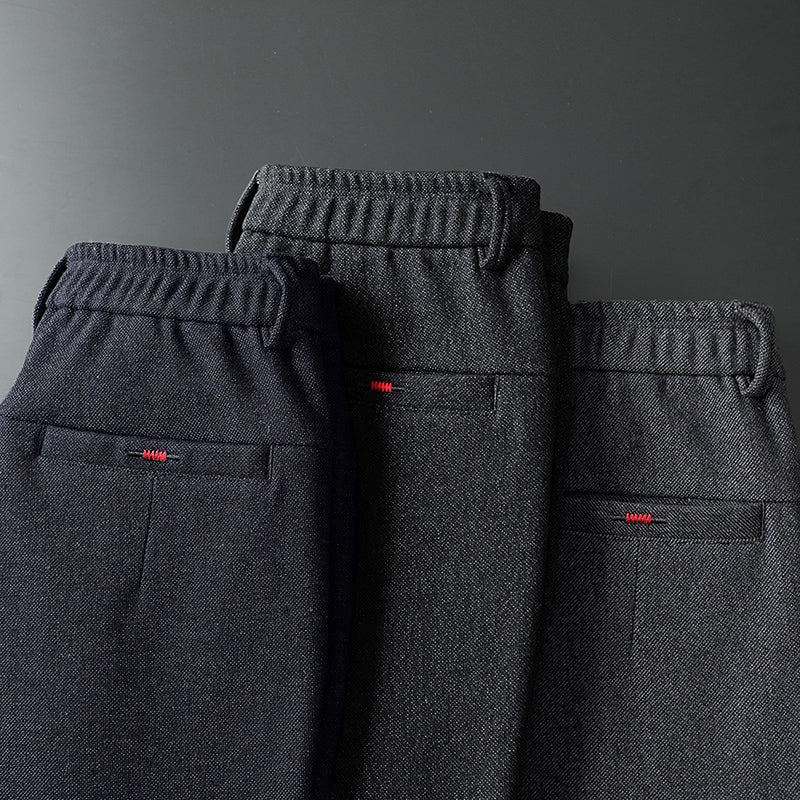 Pantalones elegantes de corte ajustado