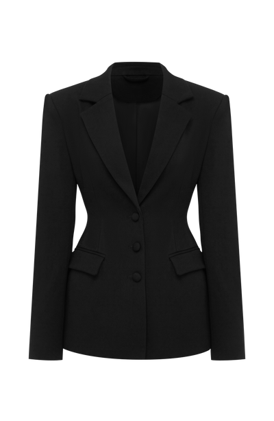 ROMINA BLAZER - BLACK