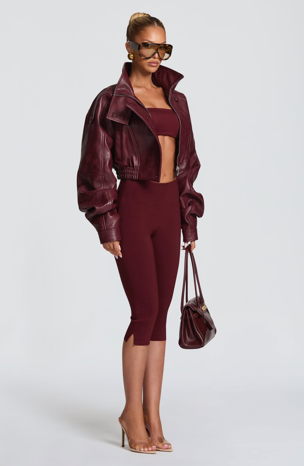 CHAQUETA BIANCA - ROJO CEREZA