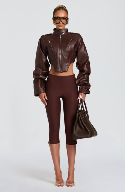 CHAQUETA LUCÍA - MARRÓN CIRUELA