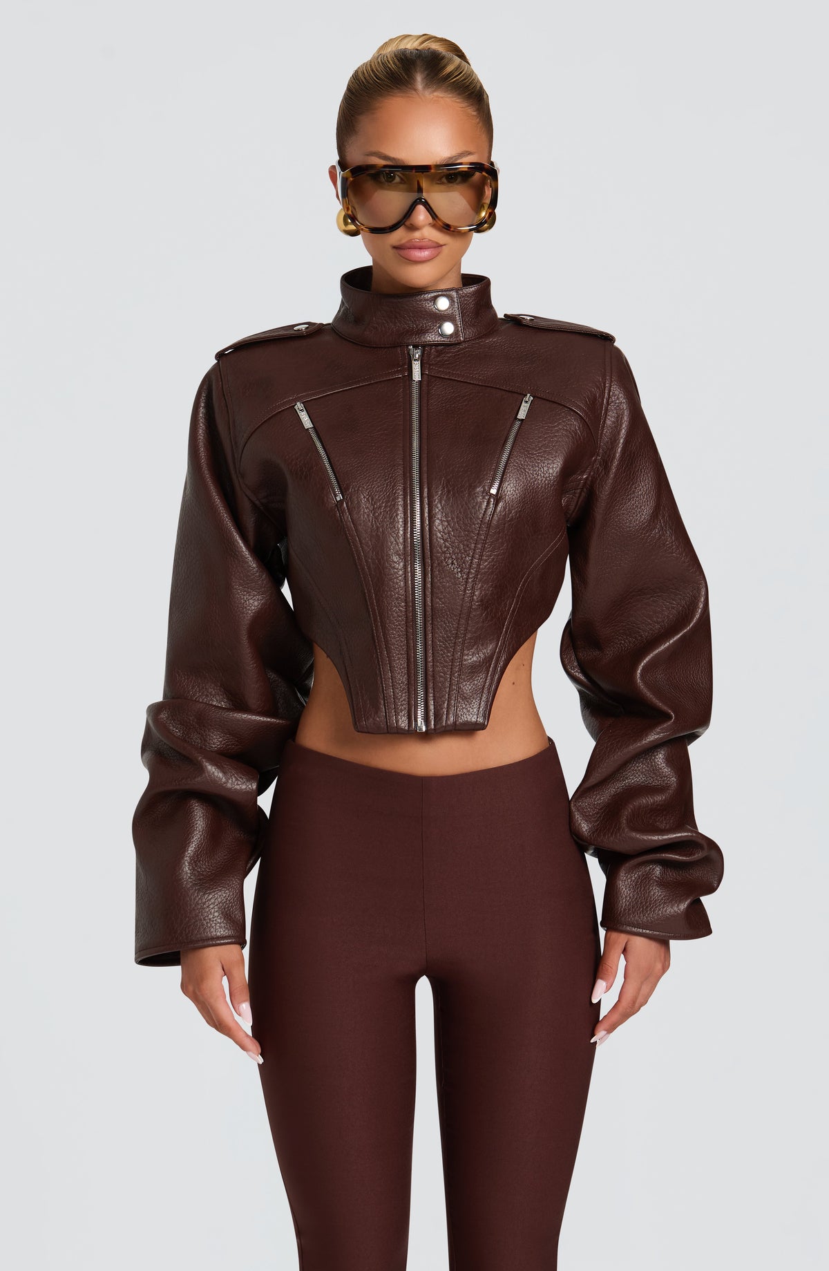 CHAQUETA LUCÍA - MARRÓN CIRUELA