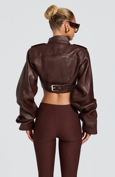 CHAQUETA LUCÍA - MARRÓN CIRUELA