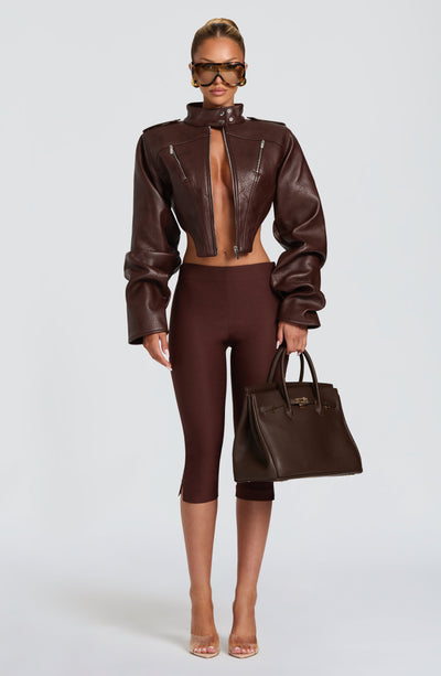 CHAQUETA LUCÍA - MARRÓN CIRUELA