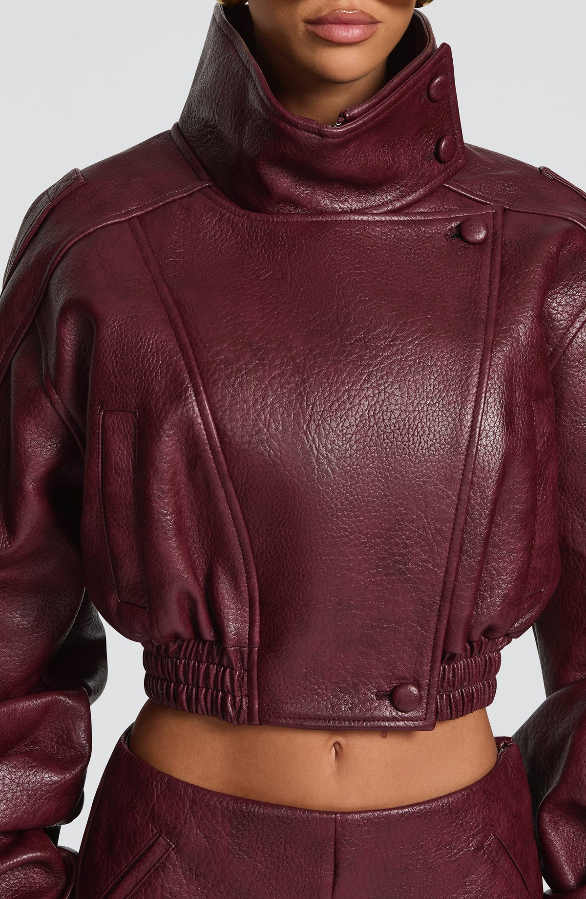 CHAQUETA BIANCA - ROJO CEREZA