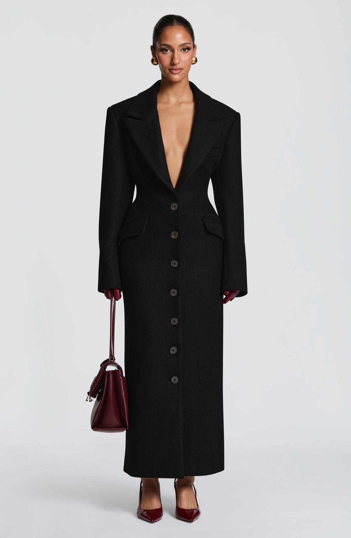 URSULA COAT - BLACK