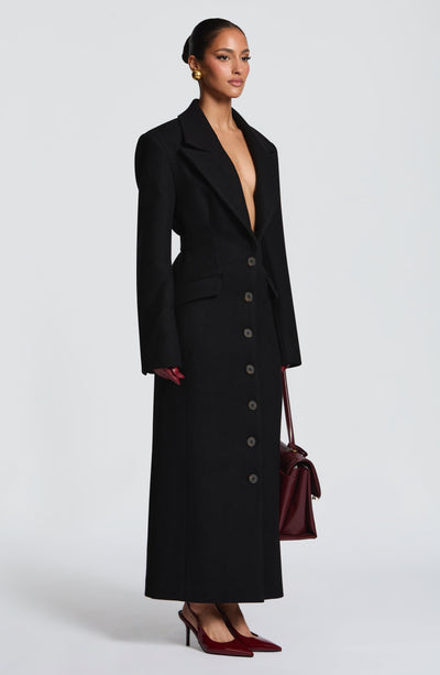 URSULA COAT - BLACK