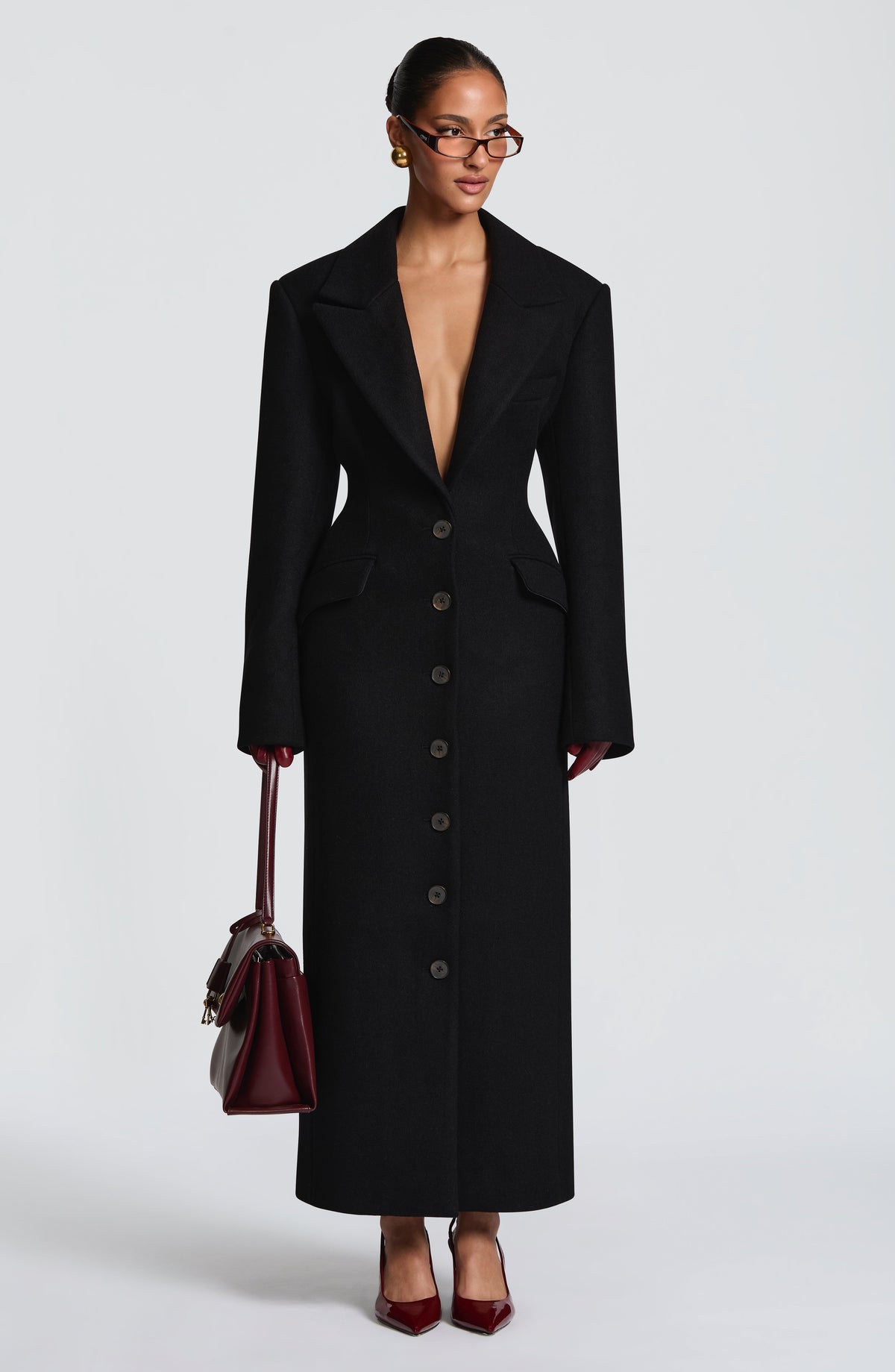 URSULA COAT - BLACK