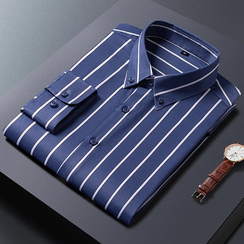 Nova Laurent - Elegante camisa de rayas para hombre