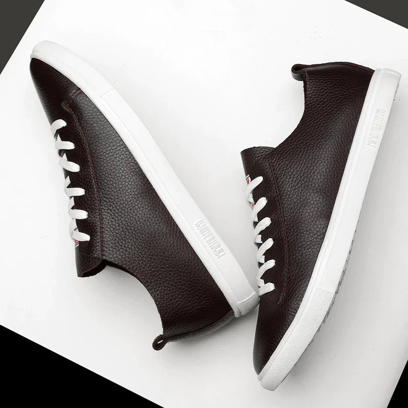 Zapatos de piel auténtica