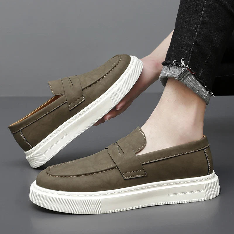 Zapatos de piel Chic Slip-on