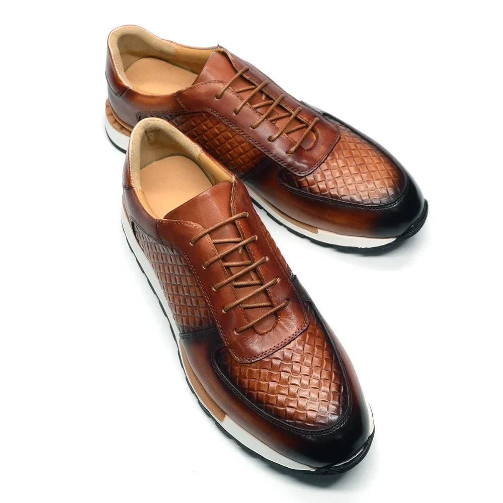 Elegantes zapatos de piel