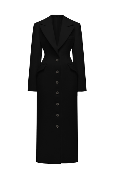 URSULA COAT - BLACK