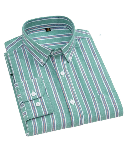 Nova Laurent - Camisa Oxford de algodón
