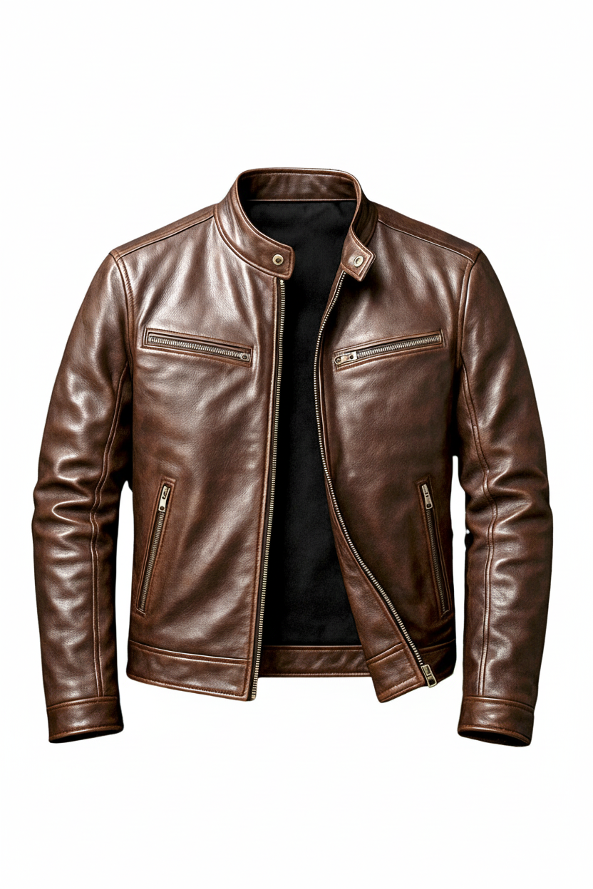 Chaqueta de cuero vintage