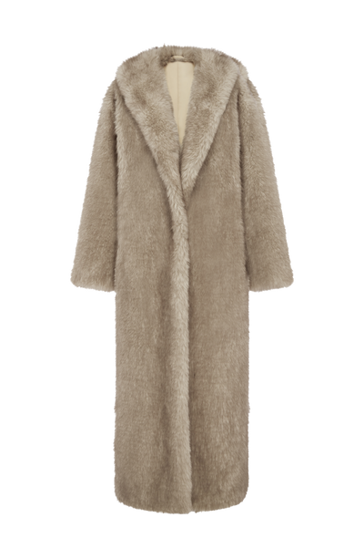 ABRIGO VIOLETA - BEIGE