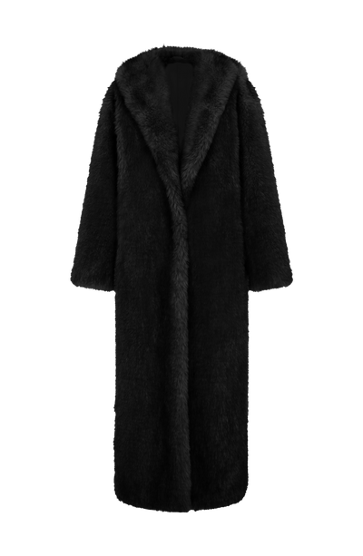 ABRIGO VIOLETA - NEGRO
