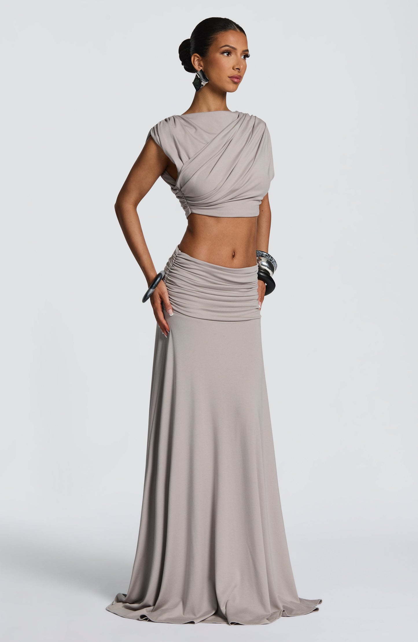 TOP AMARA - GRIS CLARO