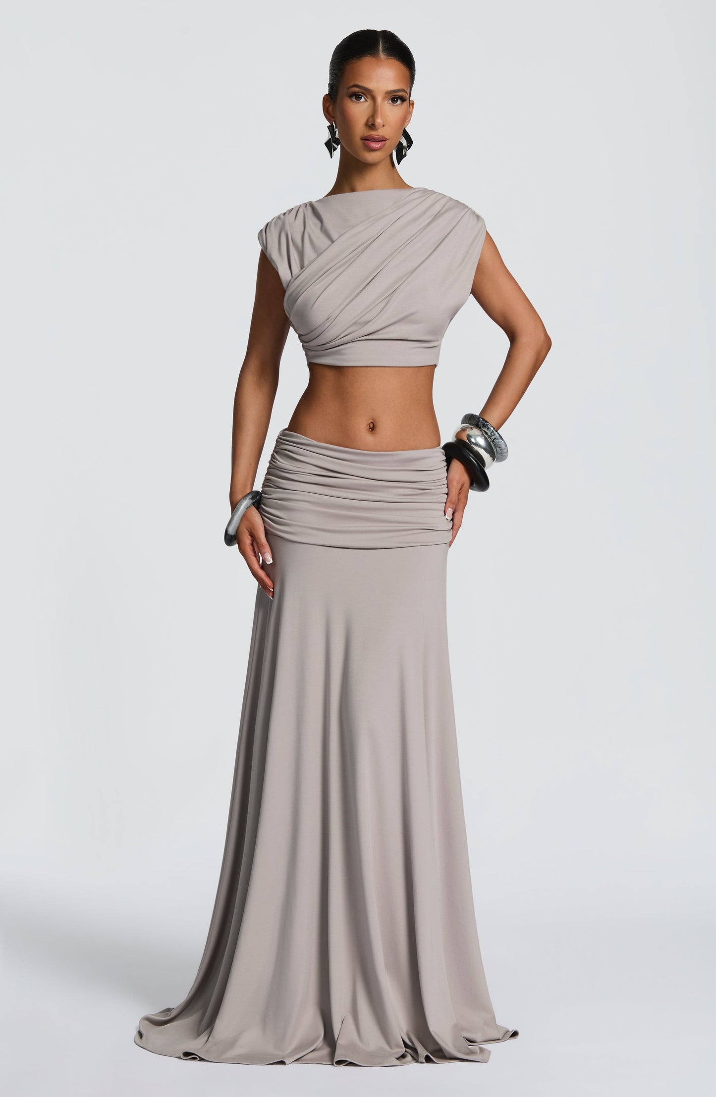 TOP AMARA - GRIS CLARO