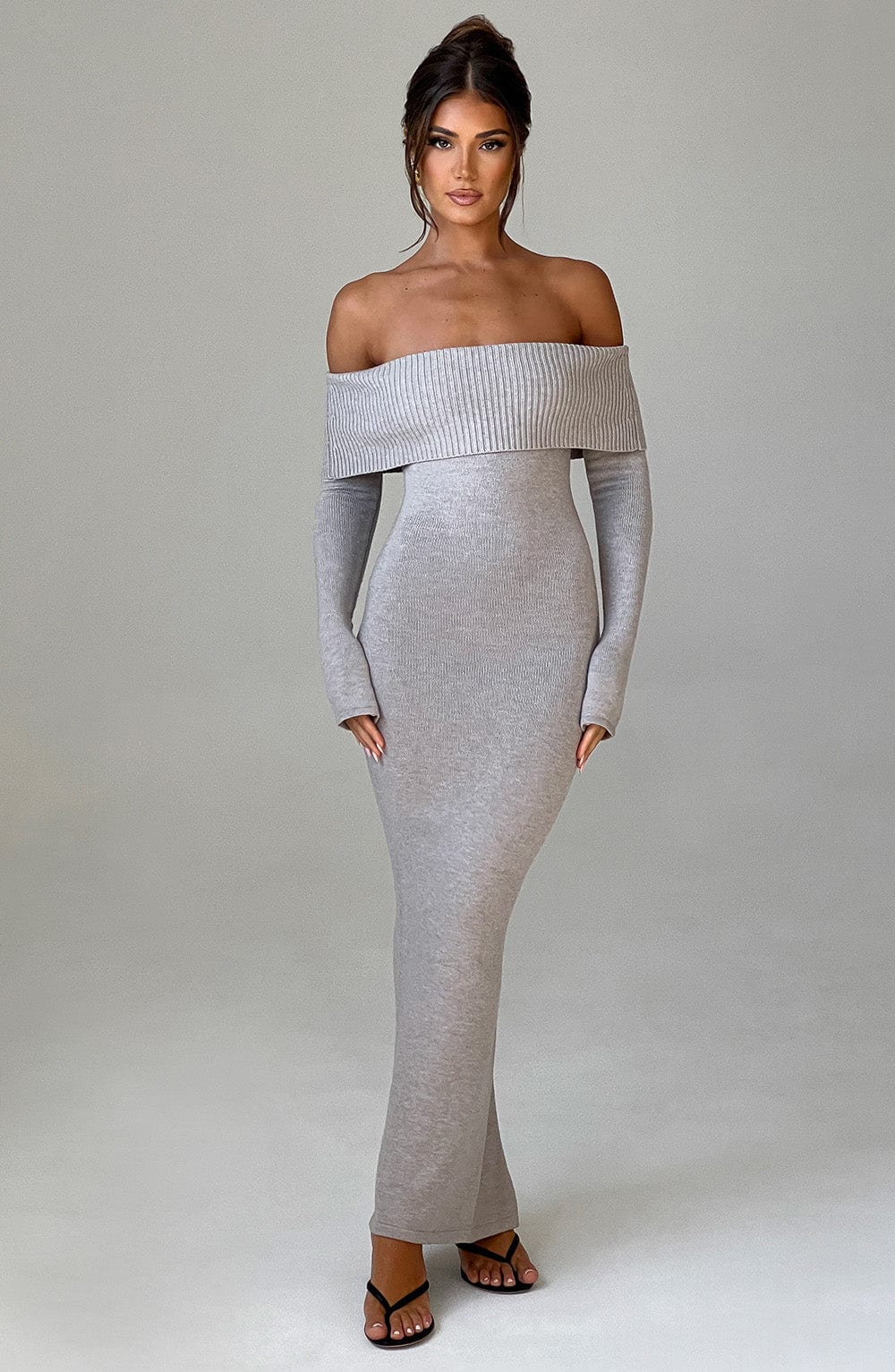 VESTIDO BEATRIZ - GRIS CLARO