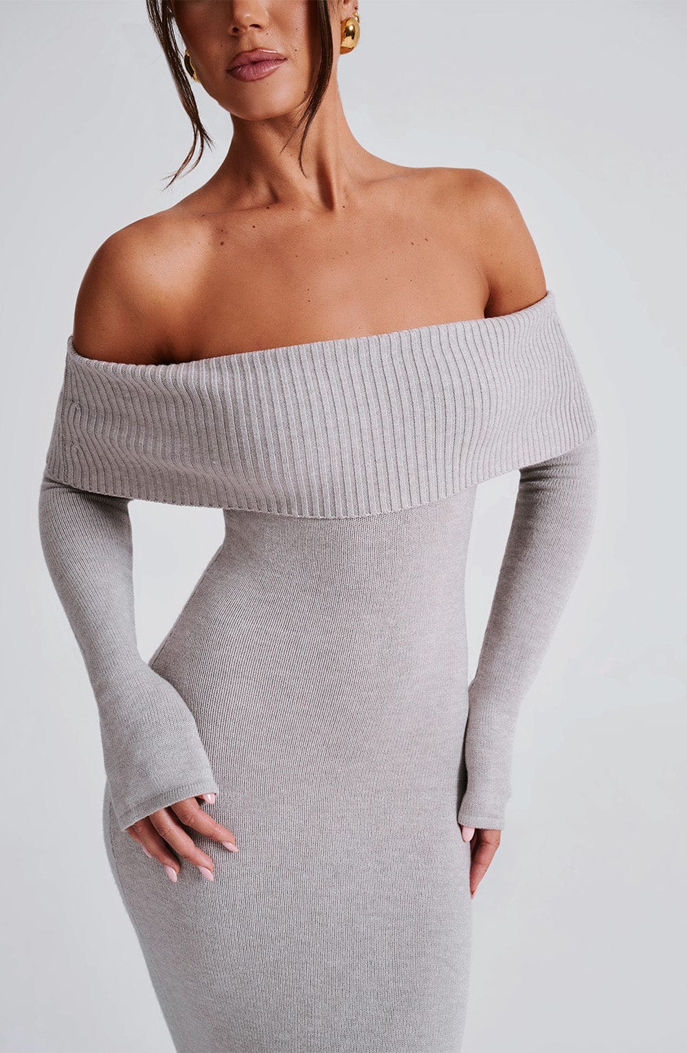 VESTIDO BEATRIZ - GRIS CLARO