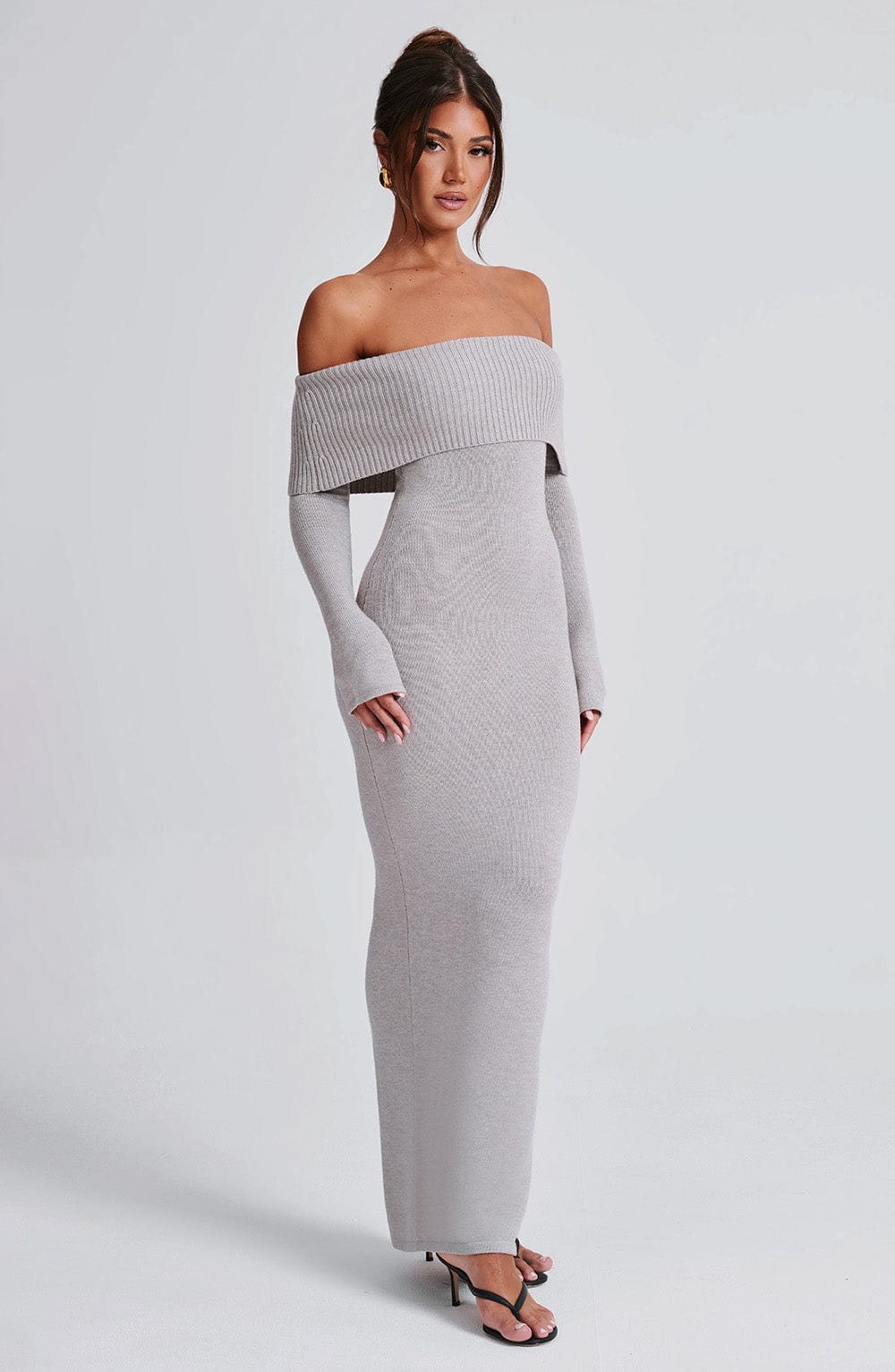 VESTIDO BEATRIZ - GRIS CLARO